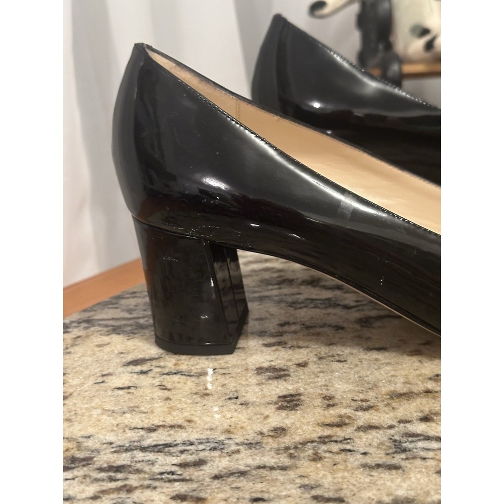 Kate Spade Dinah Bow Rhinestone Square Toe Block Heel. Party Shoes - Picture 8 of 11